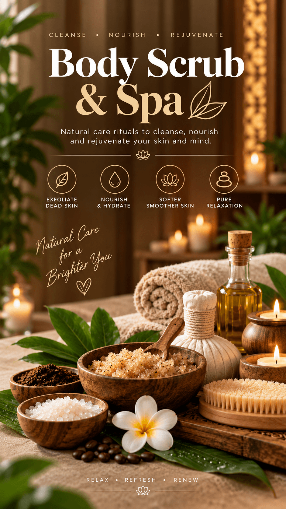 Body scrub and spa treatment