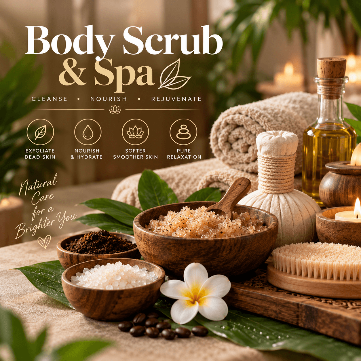 Body scrub and spa treatment